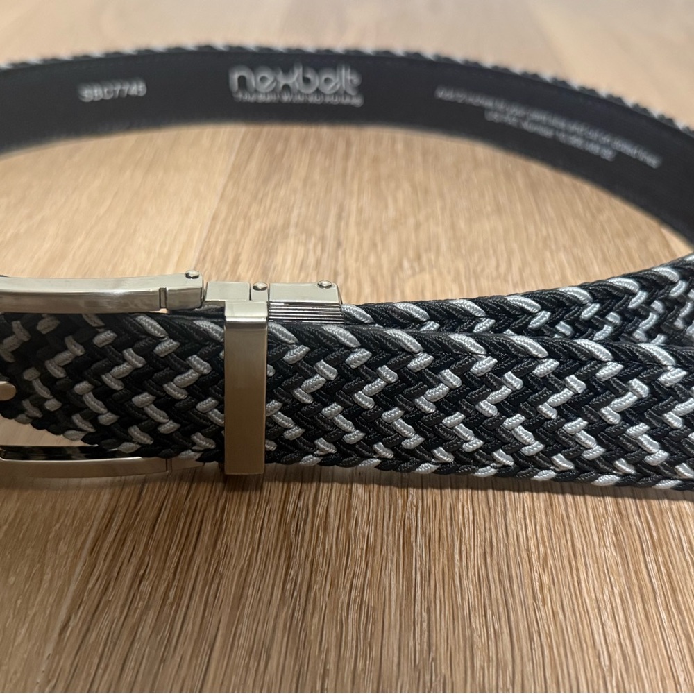 Nexbelt Black and White Men's Belt